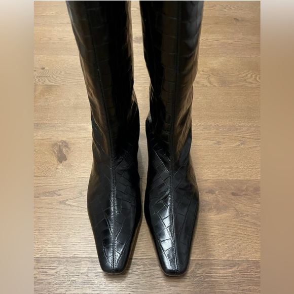 STAUD Wally boot black faux croc - Picture 2 of 7